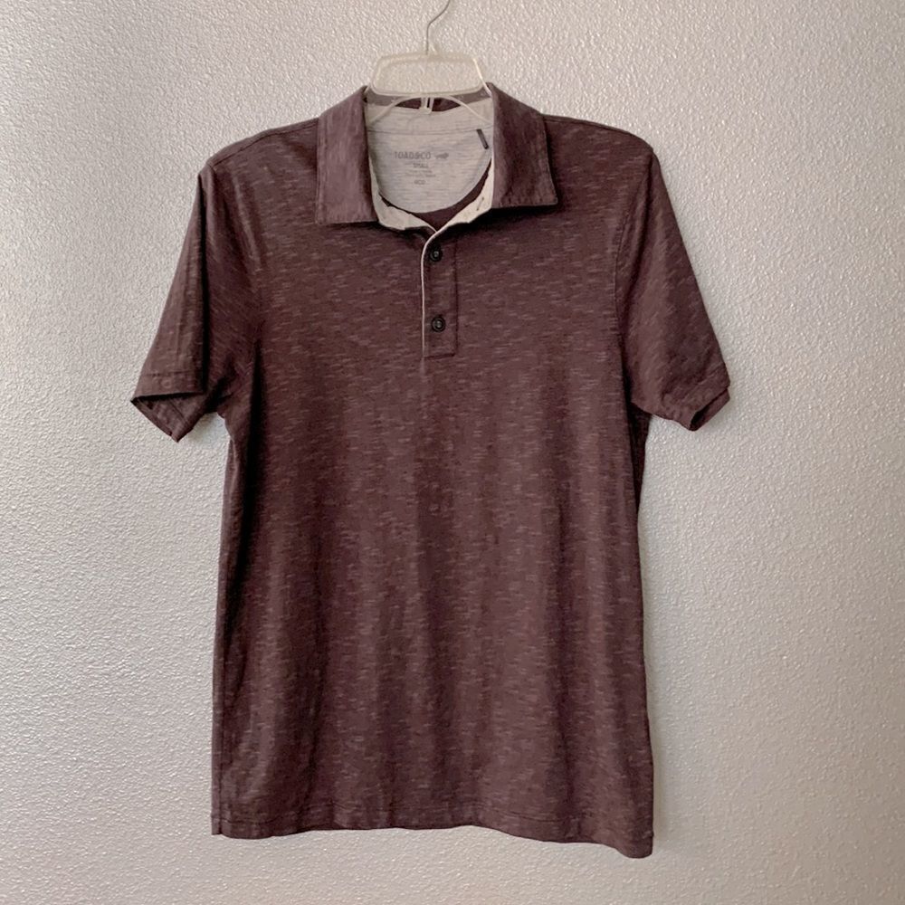🟢3 items for $20——TOAD & Co M’s tempo short sleeve quarter button polo shirt